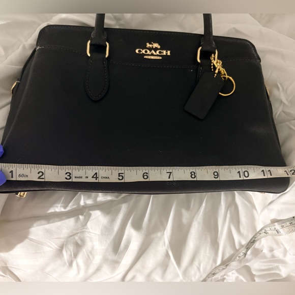 Coach Black Leather Satchel - Picture 9 of 10